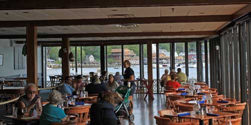 Waterfront Dining Room - Fisherman's Wharf Inn - Boothbay Harbor ME