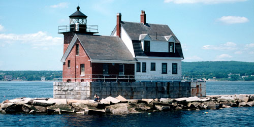 Rockland Breakwater Lighthouse - Rockland, ME - Photo Credit Maine Office of Tourism