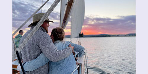 Sailing Couple - A Morning in Maine - Rockland, ME